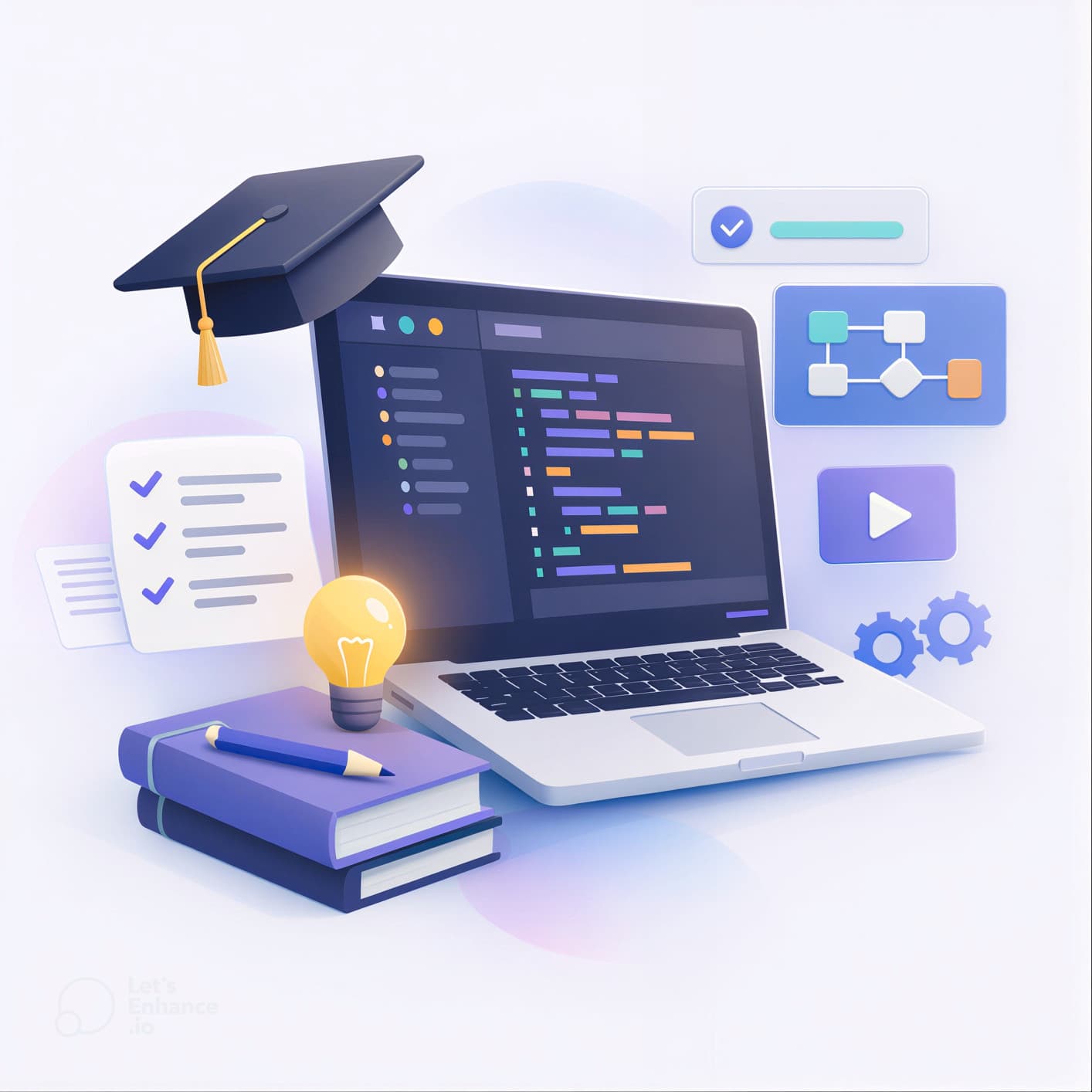 Logo del curso Fundamentos de Lógica para Programadores (FLP)